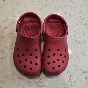 Red Crocs